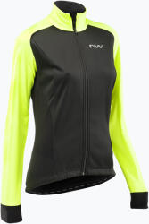 Northwave Reload SP jachetă de ciclism pentru femei negru/galben 89211091