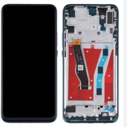 Huawei P Smart Z 2019 STK-LX1, Y9 Prime 2019 STK-L21MEB előlap keret, lcd kijelző és érintőpanel, zöld (OEM)