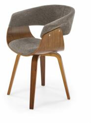 Halmar K545 szék, szürke / dió