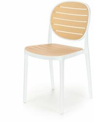 Halmar K529 szék fehér / natúr - sprintbutor