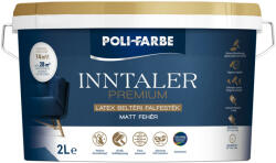 POLI FARBE Inntaler Premium latex beltéri falfesték fehér 2 L