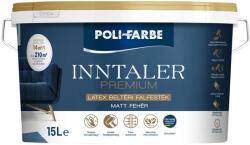 POLI FARBE Inntaler Premium latex beltéri falfesték fehér 15 L