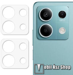 Kamera lencsevédő karcálló edzett üveg - 2db, 9H, 0, 33mm, Arc Edge - Xiaomi Redmi Note 13 5G