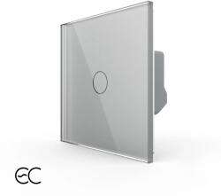 LIVOLO Intrerupator Simplu cu Touch LIVOLO din Sticla - Protocol ZigBee EC - culoare gri