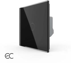 LIVOLO Intrerupator Simplu cu Touch LIVOLO din Sticla - Protocol ZigBee EC - culoare negru