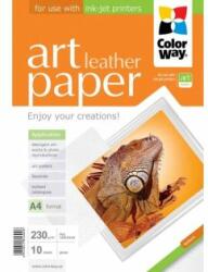 ColorWay Fotopapier - A4 / 230g - lesklý, textúra koža, 10 ks v balení