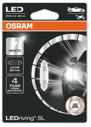 OSRAM LED Izzó 12V C5W 36mm szofita | 1db fehér | OSRAM