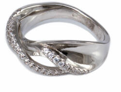 Ékszershop Hullámos köves ezüst gyűrű (2145266)
