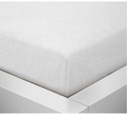 4-Home Cearșaf de pat Lux din frotir alb, 180 x 200 cm, 180 x 200 cm