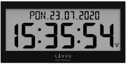 Lavvu Ceas digital controlat prin radio Lavvu LCX0011semnalul Modig, negru