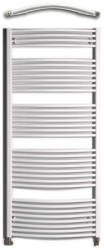 Birossi törölközőszárító radiátor - íves - fehér - 750x1680 mm (BIR_TIF75-168) - globalvivamarket