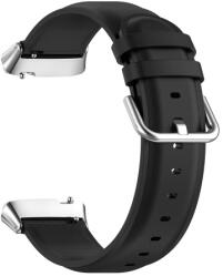 BSTRAP Leather szíj Xiaomi Redmi Watch 3 Active / Lite, black - mobilego