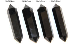  Obelisc Obsidian Negru Mineral Natural 2 Varfuri - 1 Buc - concepttropic - 52,00 RON