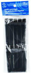 Utántöltő patron cserélhető betétes táblamarkerhez Bluering fekete