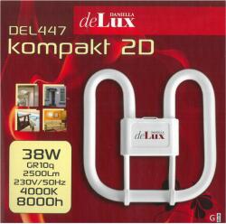 DeLux Kompakt perec fénycső 38W 4000K 4PIN GR10q 230V 2500lm (DEL447)