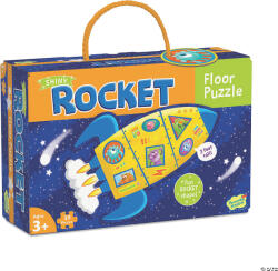 Peaceable Kingdom Puzzle de podea in forma de racheta -, œ Rocket Floor Puzzle (PZ27)