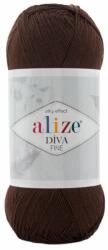  Diva FINE 26 - barna (Vékony horgolófonal, selymes) (6301)