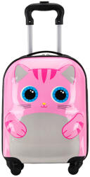 Inlea4Fun Troler pentru copii pe roți - pisică roz (IA-KX3963_3)
