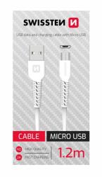 SWISSTEN Cablu de date Swissten USB/Micro USB Alb 12m (71506010BOX)