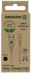 SWISSTEN Cablu de date Swissten USB/USB-C Negru 12m (pachet Eco) (71503300ECO)