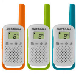Motorola Statie Radio Pmr Set 3 Buc T42 Motorola (urz0969.3) - cadouriminunate
