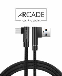 SWISSTEN Cablu de date textil Swissten Arcade USB / Micro USB 12 M Negru (71527500)