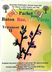 Solarex Pachet stropirea 2 (buton roz, alb, verde), pentru pomi pentru 100 L apa, Solarex, (contine Mospilan, Cupridin, Microthiol Special)