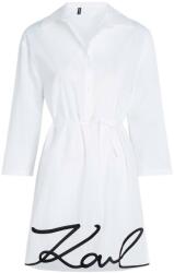 KARL LAGERFELD Rochie Karl Dna Signature Beach Dress 240W2205 100 white (240W2205 100 white)