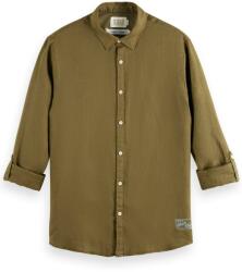 Scotch & Soda Cămaşă Linen With Roll-Up 177150 SC6895 algae