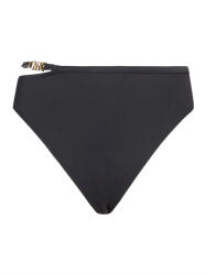 Michael Kors Bikini Bottom Signature Solids Logo Chain High Waist Bottom MM1K034 001 black (MM1K034 001 black)