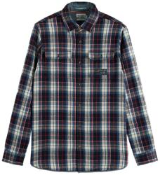 Scotch & Soda Cămaşă Regular Fit Mid-Weight Cotton Flannel Check Shirt 169068 SC0217 combo a (169068 SC0217 combo a)