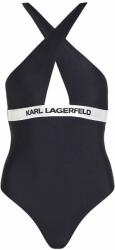 KARL LAGERFELD Costum de baie Logo Swimsuit W/ Elastic 240W2220 999 black (240W2220 999 black) Costum de baie dama
