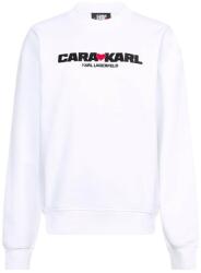 KARL LAGERFELD Hanorac Klxcd Unisex Logo Sweatshirt 226W1860 100 white (226W1860 100 white)