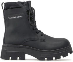 Calvin Klein Cizme Chunky Combat Laceup Hiking W2YW0YW00739 BDS Black (YW0YW00739 BDS Black)