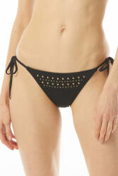 Michael Kors Bikini Bottom Glam Deco String Bikini Bottom MM1M121 001 black (MM1M121 001 black) Costum de baie dama