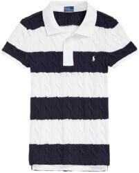 Ralph Lauren Polo Slim Fit Cable-Knit Polo Shirt 211943043003 light blue multi (211943043003 light blue multi)