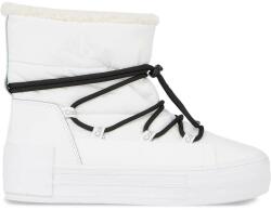 Calvin Klein Ghete Bold Vulc Flatf Snow Boot Wn YW0YW01181 YBR bright white/black (YW0YW01181 YBR bright white/black)