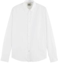 Scotch & Soda Cămaşă Essential - Solid Slim Fit Shirt 165316 SC0006 white (165316 SC0006 white)