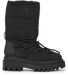 Calvin Klein Cizme Flatform Snow Boot Nylon Wn YW0YW01146 0GT triple black (YW0YW01146 0GT triple black)