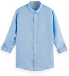 Scotch & Soda Cămaşă Regular-Fit Linen Shirt With Sleeve Roll-Up 169716 SC0566 sky (169716 SC0566 sky)