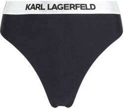KARL LAGERFELD Costum de baie Logo High Waist Bottoms 240W2217 999 black (240W2217 999 black) Costum de baie dama