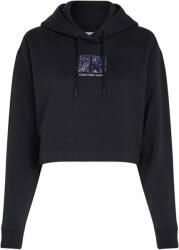 Calvin Klein Hanorac Printed Box Cropped Hoodie J20J221332 BEH ck black (J20J221332 BEH ck black)