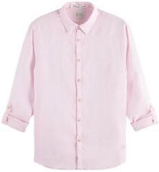 Scotch & Soda Cămaşă Linen Shirt With Sleeve Roll-Up 171612 SC0488 rose (171612 SC0488 rose)