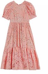 Ted Baker Rochie Esthher Puff Sleeve Tiered Midi Dress 269186 coral (269186 coral)