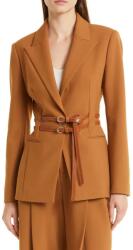TED BAKER Sacou Hallei Single Breasted Blazer With Leather Belt 264240 camel (264240 camel)