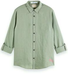 Scotch & Soda Cămaşă Linen Shirt With Sleeve Roll-Up 171612 SC0115 army (171612 SC0115 army)
