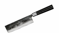 Samura Cutit nakiri Samura-Super5, otel damasc, 17.1 cm, argintiu negru (TO-SP50043)