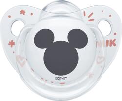 Nuk Силиконова залъгалка NUK - Mickey, 0-6 месeца, Бяла (10730276-Бял)