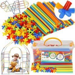 SPRINGOS Puzzle cu paie Springos in cutie - colorat - 800 buc