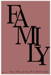 INSPIO Kép falra - FAMILY